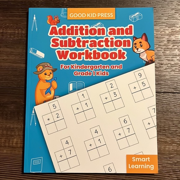 Lot of 6 Math Addition Subtraction Sight Words Activity Workbooks Ages 4-8 K-2 - Picture 6 of 7